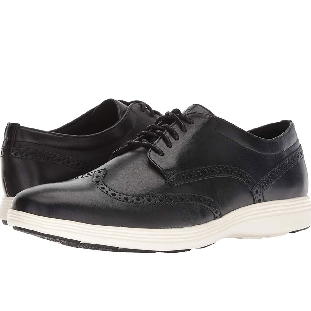 Cole Haan grand tour wing Oxford black/ivory 10.5 men’s dress shoe